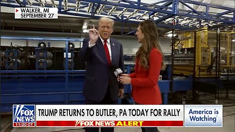 TRUMP RETURNS TO BUTLER PA, TODAY FOR HISTORIC RALLY!