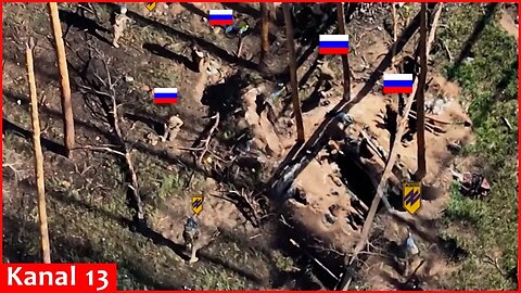Encircled in Lugansk forest, the Russians surrendered to "Azov" fighters