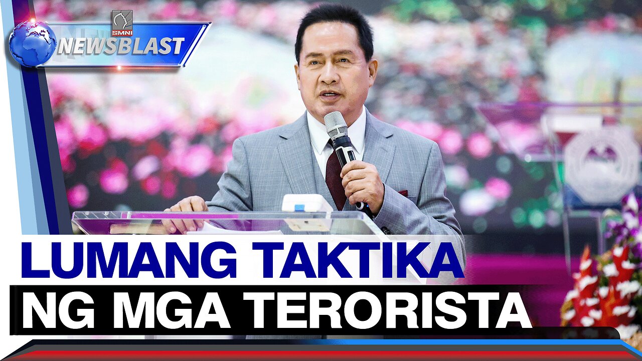 Lumang taktika ng mga terorista, dapat alam na ng mga awtoridad −Pastor Apollo C. Quiboloy