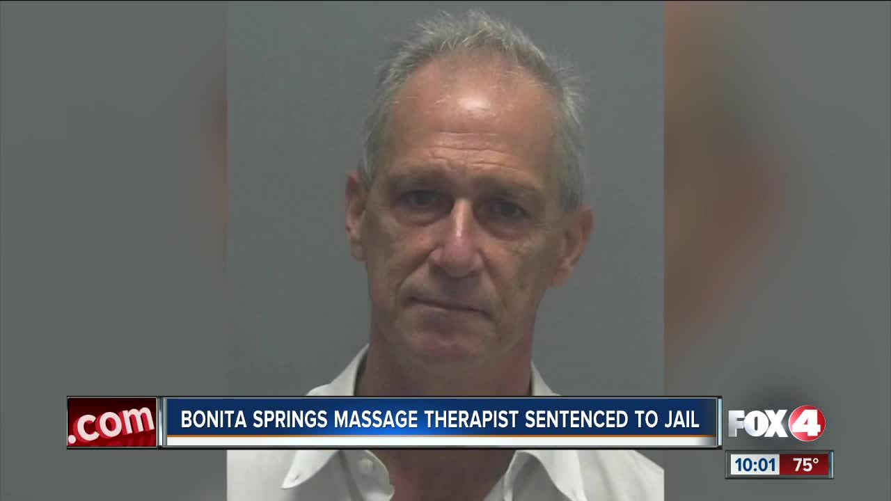 Massage therapist sentenced to jail