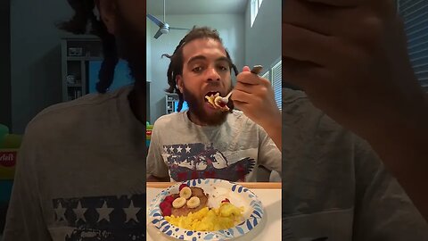 Rockmercury, eating breakfast, live on TikTok with Rockers and Mercurians ￼