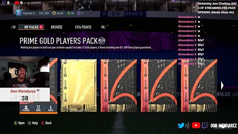 DAY 4 OF STREAMING FIFA PACK OPENING (Media Share On)