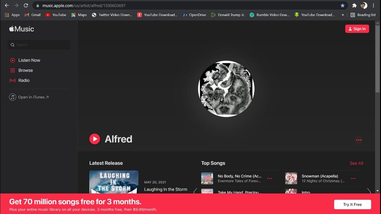 Apple Music Puts A Satanic Looking Image As My Profile Image And Won't Let Me Change It - by Alfred