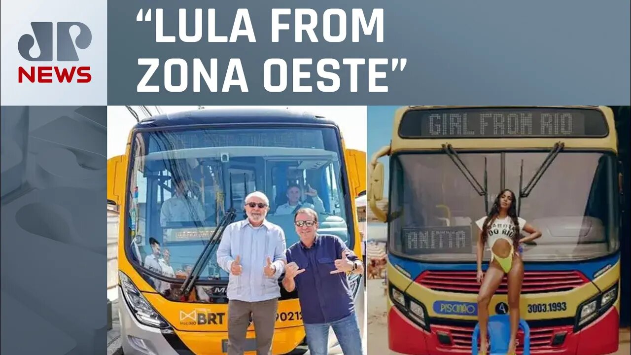 Lula imita pose icônica de Anitta em foto para promover parceria de mobilidade no RJ