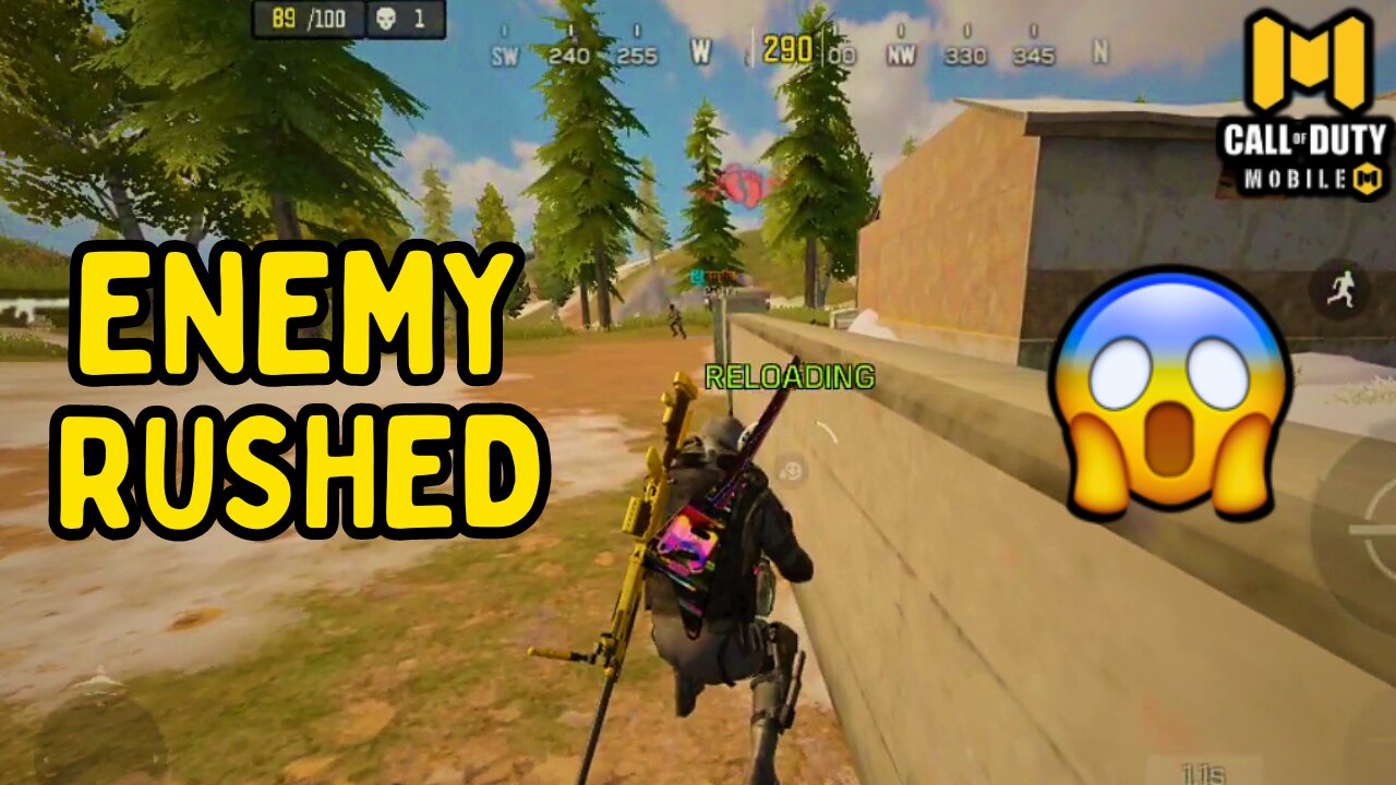 Enemy RUSHED at ME 😱 | Call Of Duty Mobile