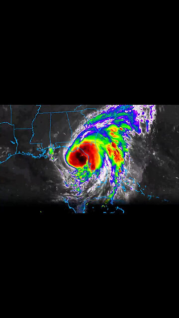 08/14/24 - Hurricane Debby Timelapse