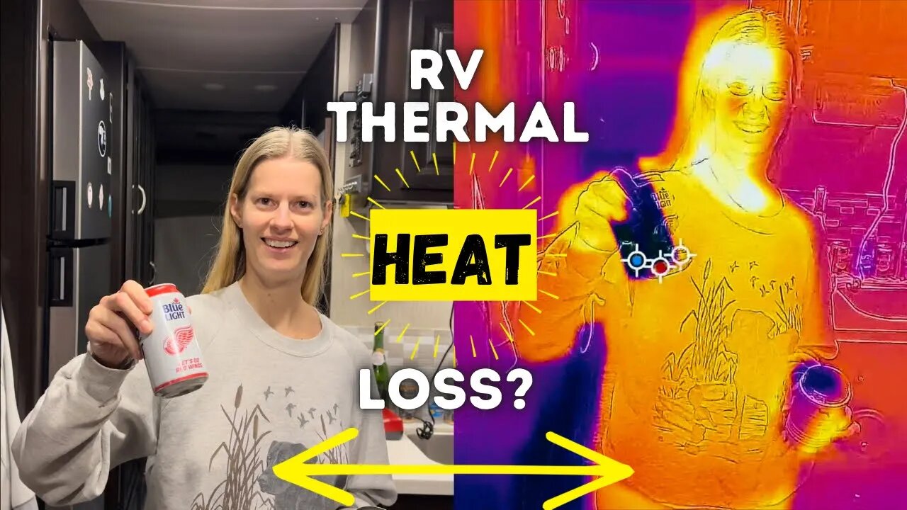 Thermal Camera RV Interior In Winter! (Nexus Wraith Super C)