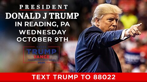 LIVE: President Trump in Reading, PA