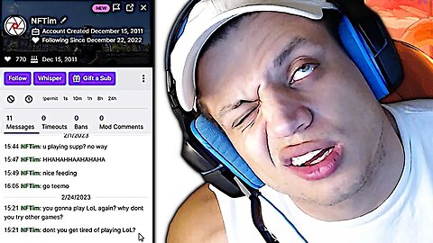 Tyler1 PERMABANS Viewer 30 Seconds Into the Stream