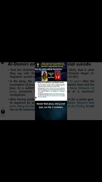 Paulemics - Christian Muslims and St. Paul's suicide for Jesus #shorts