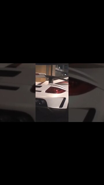 Gemballa Mirage GT Pearl White Matte based on Porsche Carrera GT with Uwe Gemballa Monte Carlo 2009