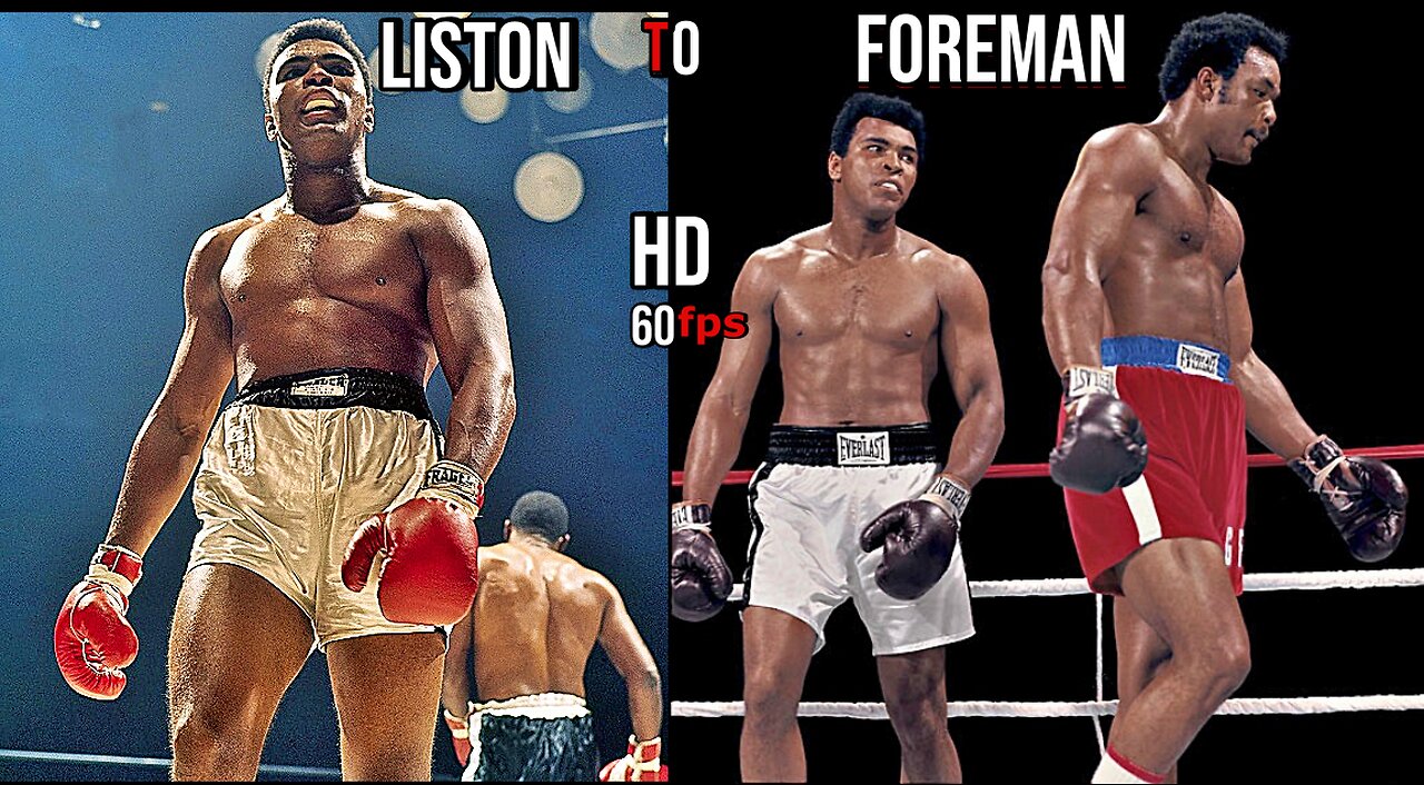 ALI’s Historic Triumphs: From LISTON to FOREMAN #shorts #boxing