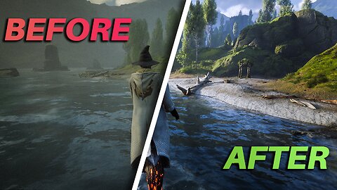 Ultra Realistic Hogwarts Legacy Thanks to This Ultimate Reshade - On and Off Comparison