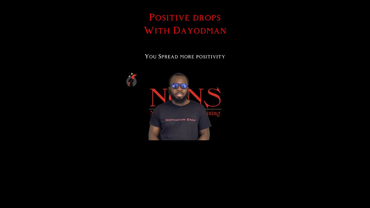 You Spread More Positivity #dayodman #motivation #eeyayyahh #motivationalspeaker #you