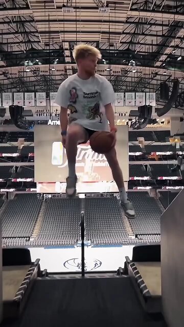 The boy's volleyball skills are remarkably impressive 🤓