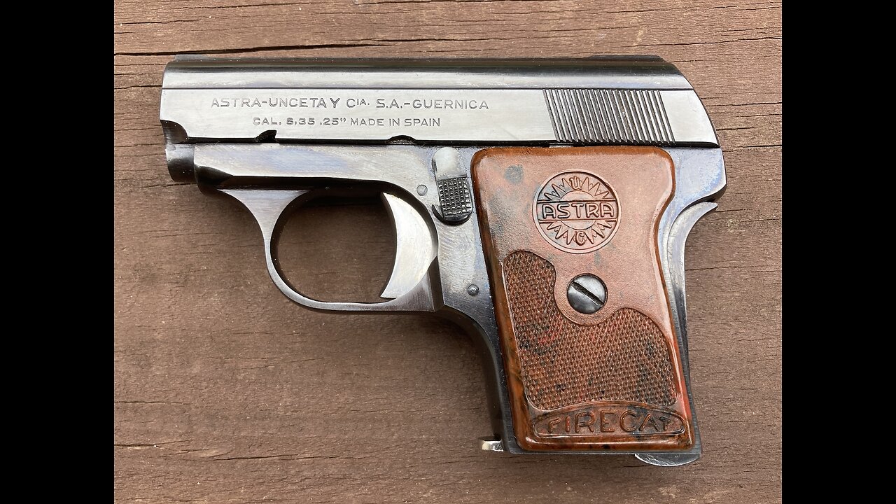 The Astra Model 200 Firecat .25 acp Pistol