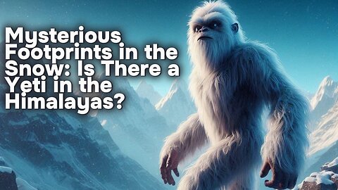 Mysterious Footprints in the Snow: Is There a Yeti in the Himalayas?