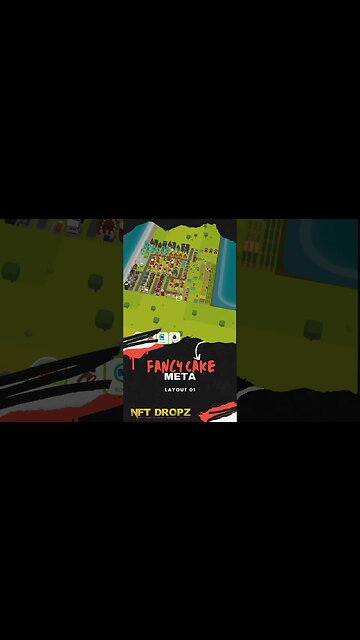 Town Star: Fancy Cake Layout 01 META competition for 7 March 2023. #shorts