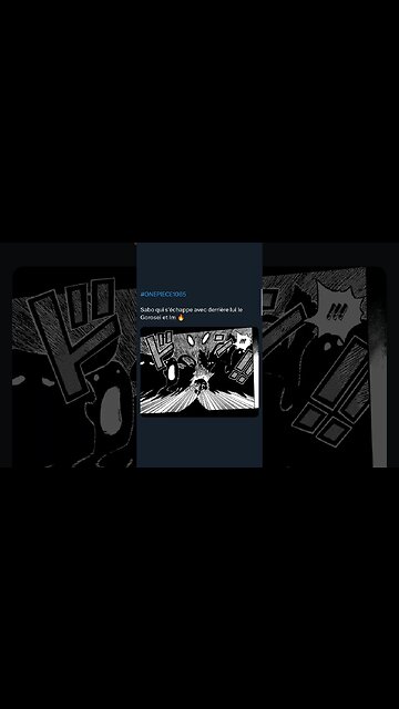 #ONEPIECE1085 Sabo qui s'échappe avec derrière lui le Gorosei et Im 🔥