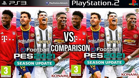 PES 21 PS3 Vs PS2