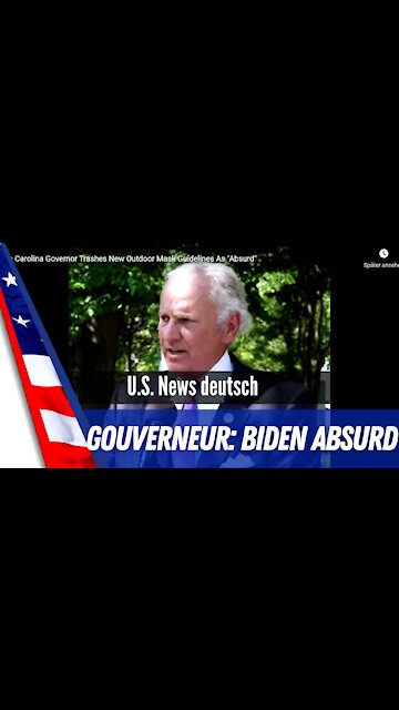 Der Gouverneur von South Carolina nennt Biden "absurd".