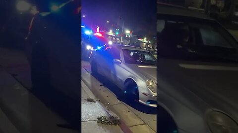 Lawndale Sheriff Detain Young Teen On Curb While Rest Of Family In Sheriff Vehicle