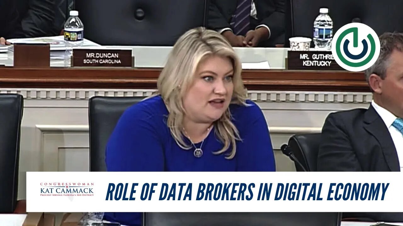 Rep. Cammack Questions Witnesses During O&I Sub On The Role Of Data Brokers In The Digital Economy