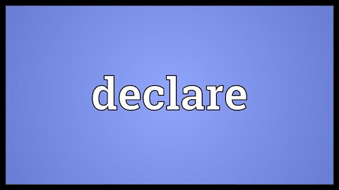 Prayer: Declaring a Prayer