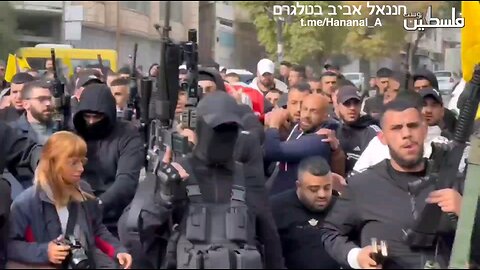 An official funeral for a Terrorist in Shkhem (Nablus), Israel. Would you allow this in your city?