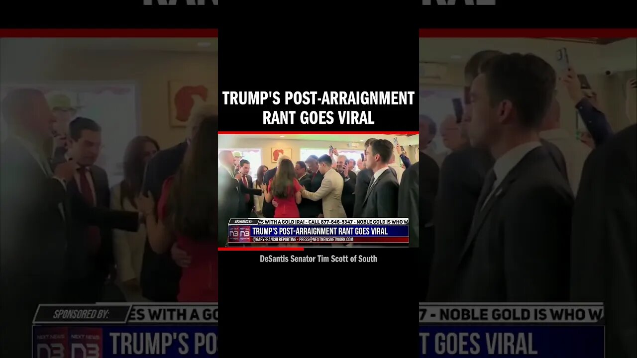 TRUMP'S POST-ARRAIGNMENT Rant Goes Viral