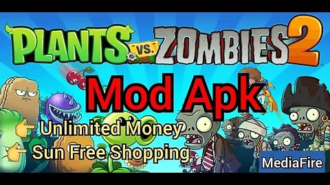 Plants vs Zombies 2 Mod Apk 10.7.1 (Unlimited Money & Sun Free Shopping)