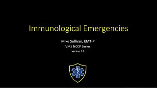 EMS Response to Allergic Reactions