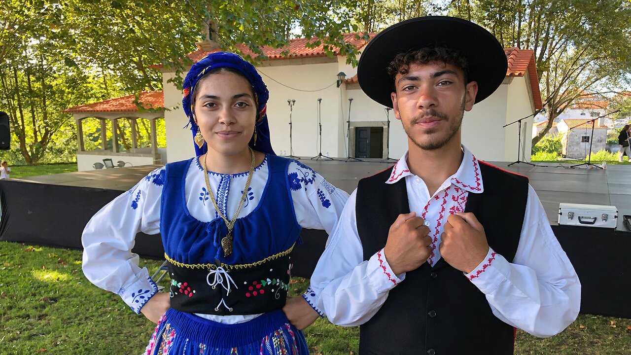 O Grupo Folclórico de Palmeira de Faro nas Antas