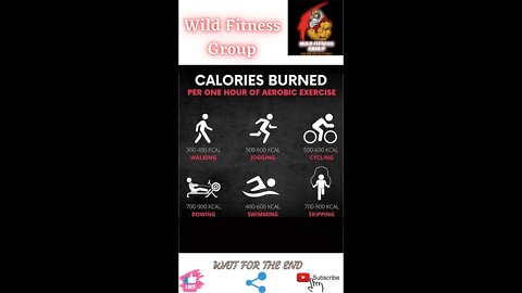 🔥Calories burned per hour of aerobic exercise🔥#shorts🔥#viralshorts🔥#fitnessshorts🔥#wildfitnessgroup🔥