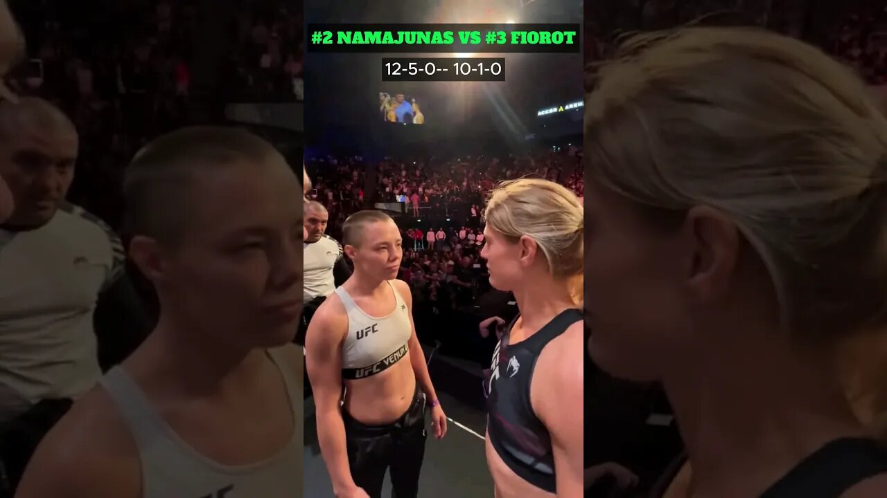 Rose Namajunas vs. Manon Fiorot: UFC France Face-off #ufcfrance #shorts