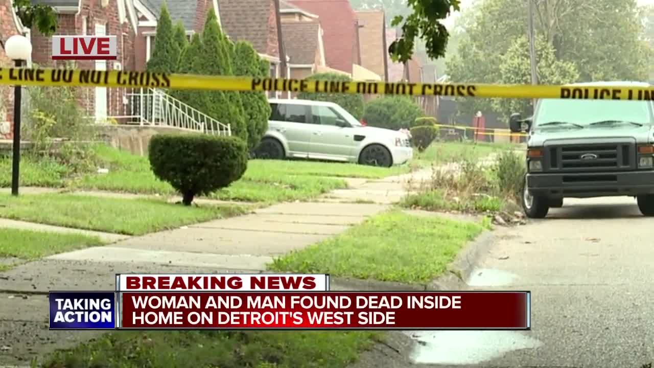 Woman and man found dead inside home on Detroit's west side