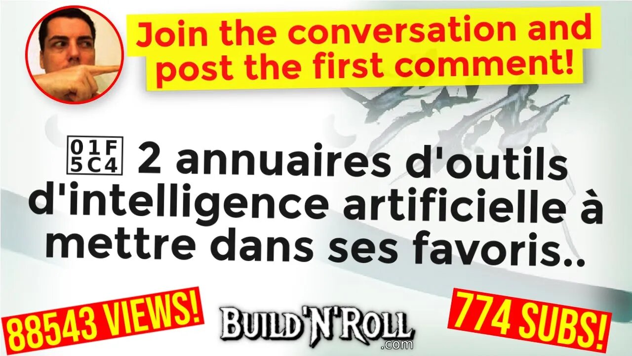 🗄 2 annuaires d'outils d'intelligence artificielle à mettre dans ses favoris..