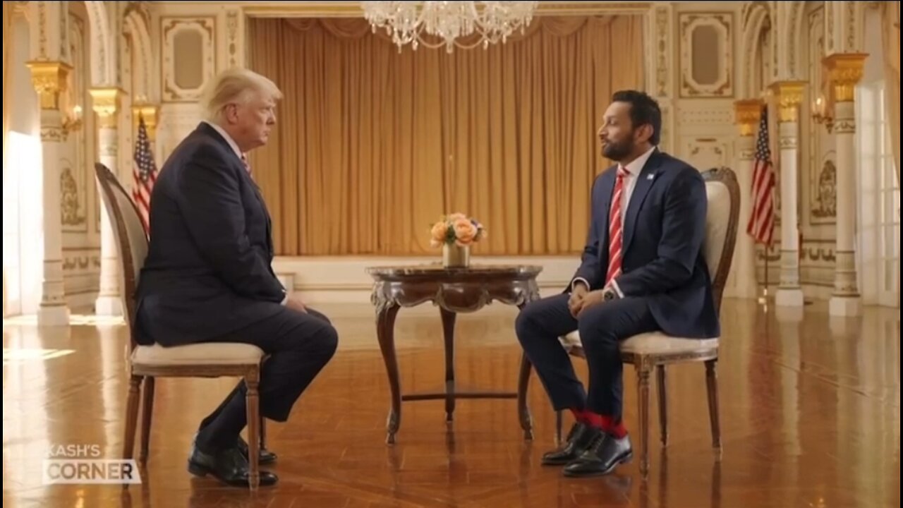 Donald J. Trumps Full Interview With Kash Patel (Must See 👀)