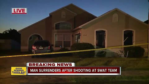 Man surrenders after shooting at Polk Co. swat team