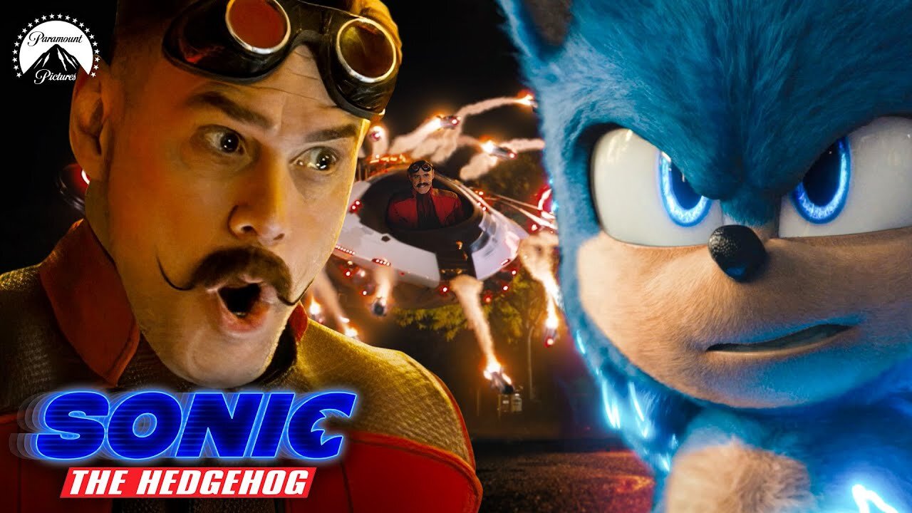 SONIC Vs ROBOTNIK Best Action Scenes 4K ᴴᴰ