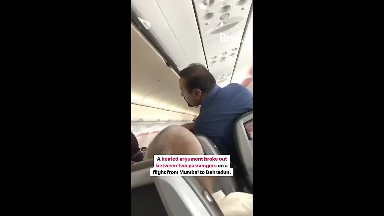 This father confronted a co-passenger on a flight from Mumbai to Dehradun