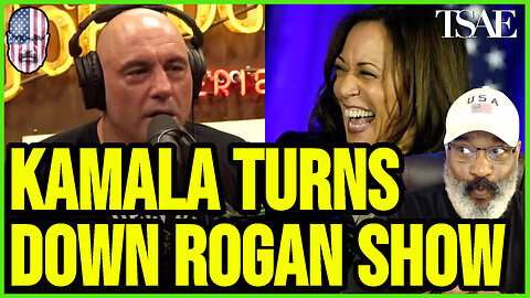 KAMALA TURNS DOWN ROGAN PODCAST