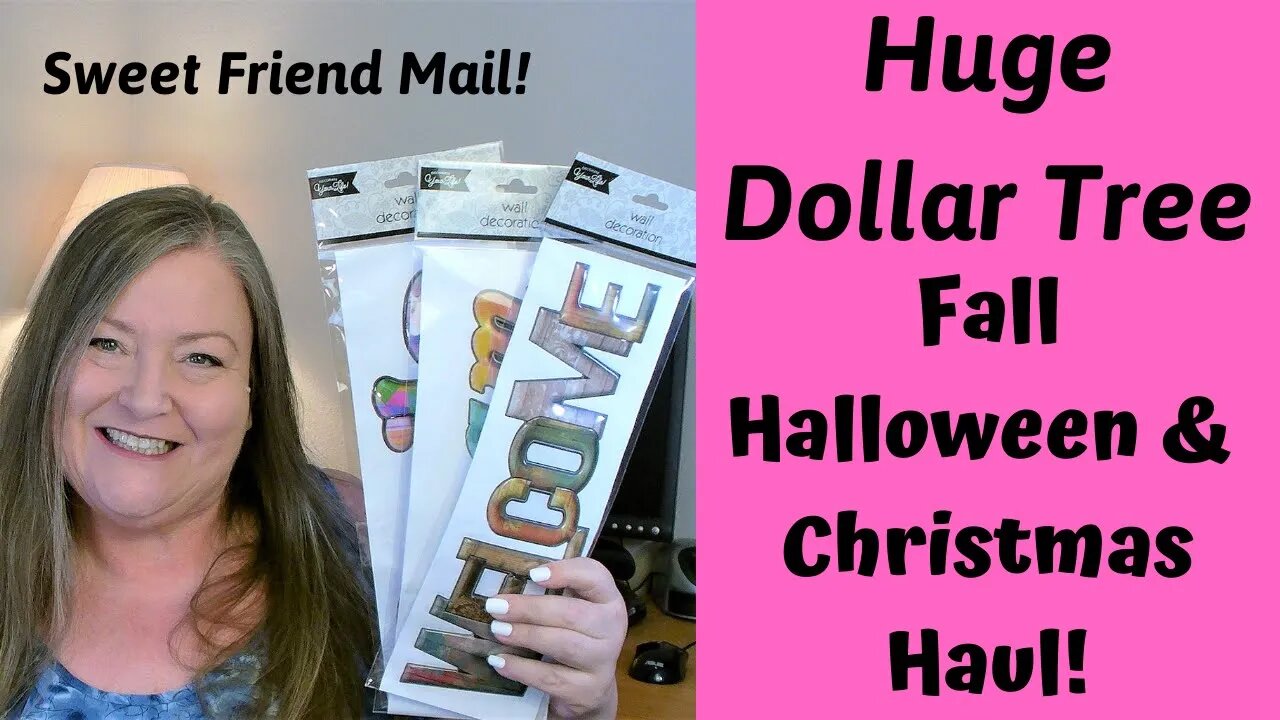 Huge Dollar Tree Haul ~ New Fall, Halloween, Christmas & Craft Supplies ~ Weekly Dollar Tree Haul