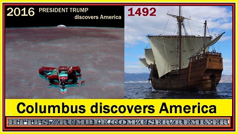 President Trump discovers America