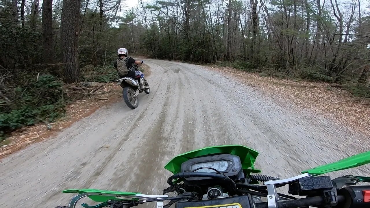 Buddies WR450F Blows Up, My KLX 230 Shocks Blow