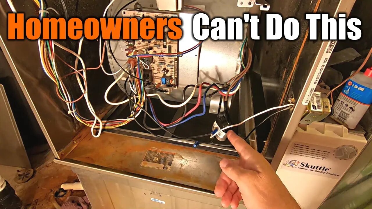 You Are Not Allowed To Fix Your Own Furnace !!! | How To Do It Legally | THE HANDYMAN |