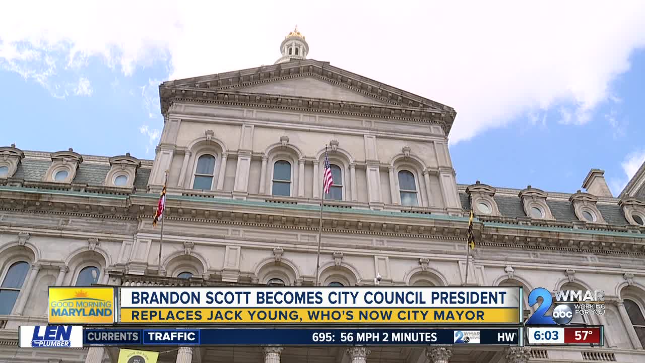 Councilman Brandon Scott voted as new Baltimore City Council President