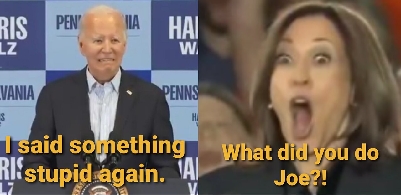 Biden Says Trump’s Backers Deserve A Smack In The Butt & Kamala Campaign Views Him As A Problem