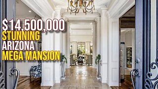 Touring $14,500,000 Stunning Arizona Mega Mansion