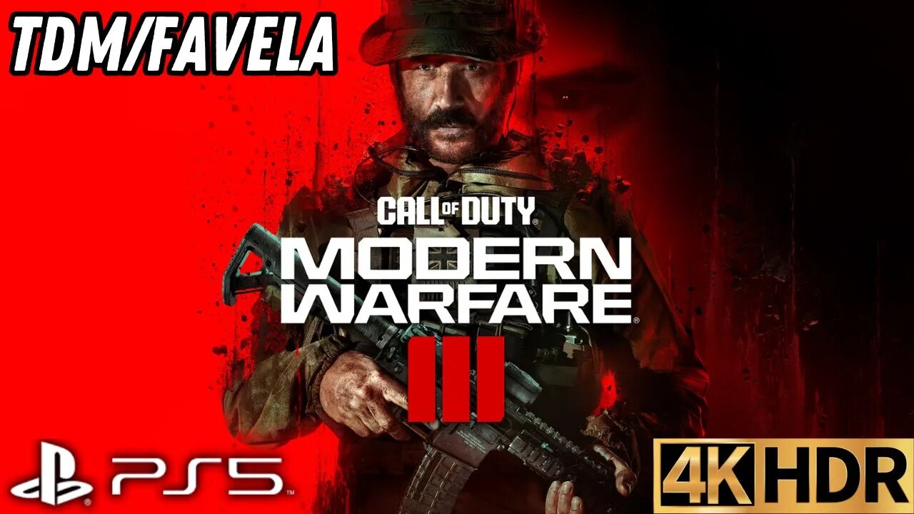 Call of Duty: Modern Warfare III Open Beta | TDM on FAVELA | PS5 | 4K HDR (No Commentary Gaming)